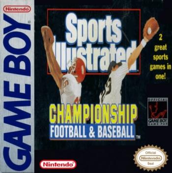 Cover Sports Illustrated Championship Football & Baseball for Game Boy